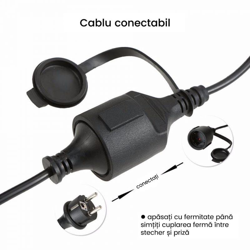 Cablu conectabil - ghirlanda luminoasa exterior