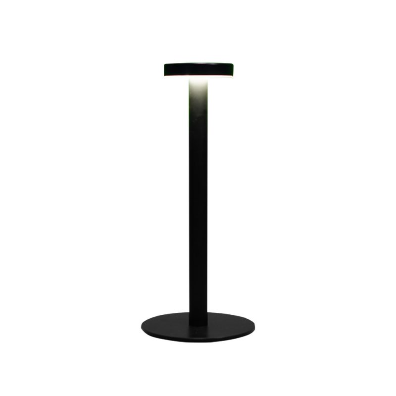 Veioză de grădină / exterior / portabilă Baza 15 cm - negru